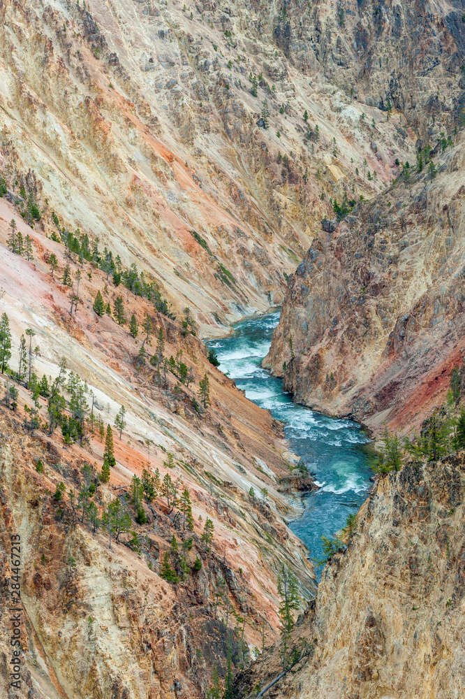 Grand Canyon of the Yellowstone River in Yellowstone National Park