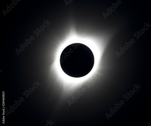 USA, Wyoming, Glendo, Solar Eclipse