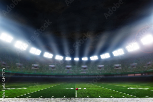 American football stadium sports background © Mariusz Blach