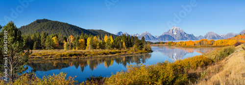 Oxbow Bend in fall, Grand Teton National Park, Wyoming