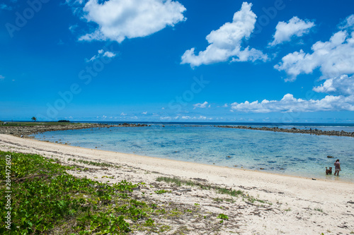 Sandy Bay in the Pacific National Historical Park  Guam  US Territory  Central Pacific