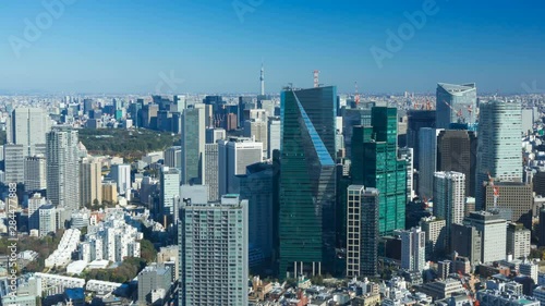 4K 東京風景　タイムラプス　六本木