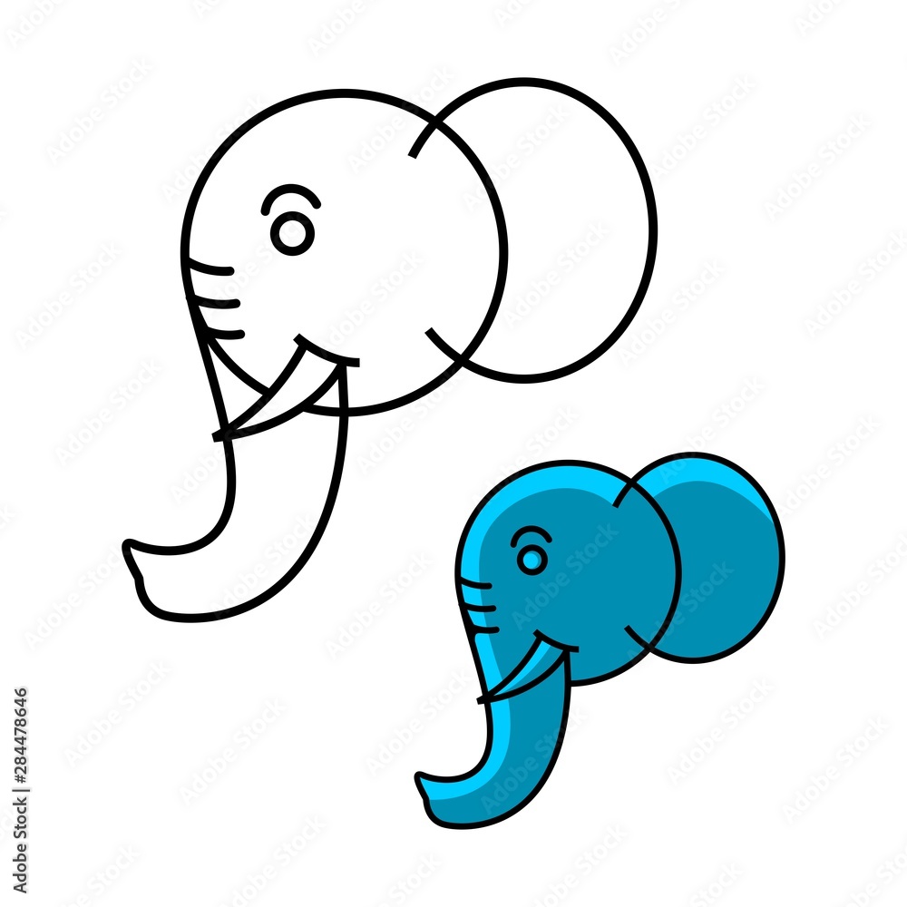 elephant vector simple elephant vector simple