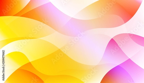 Modern Background With Dynamic Effect. For Your Design Wallpapers Presentation. Vector Illustration with Color Gradient.