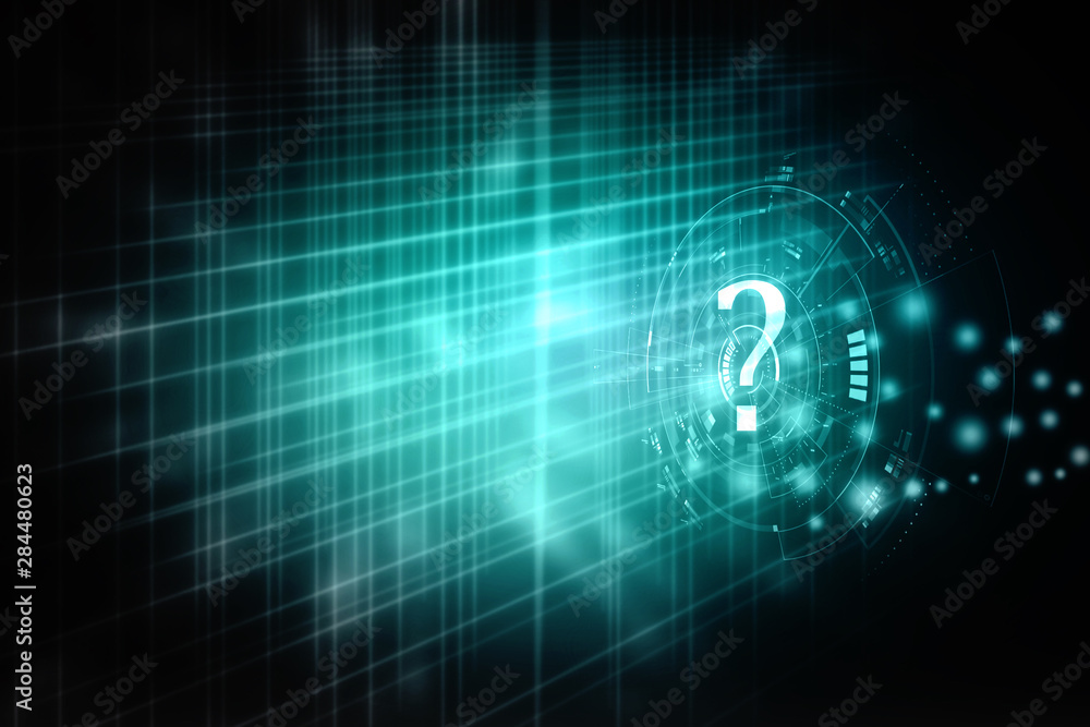 2d illustration question mark 2d illustration question mark