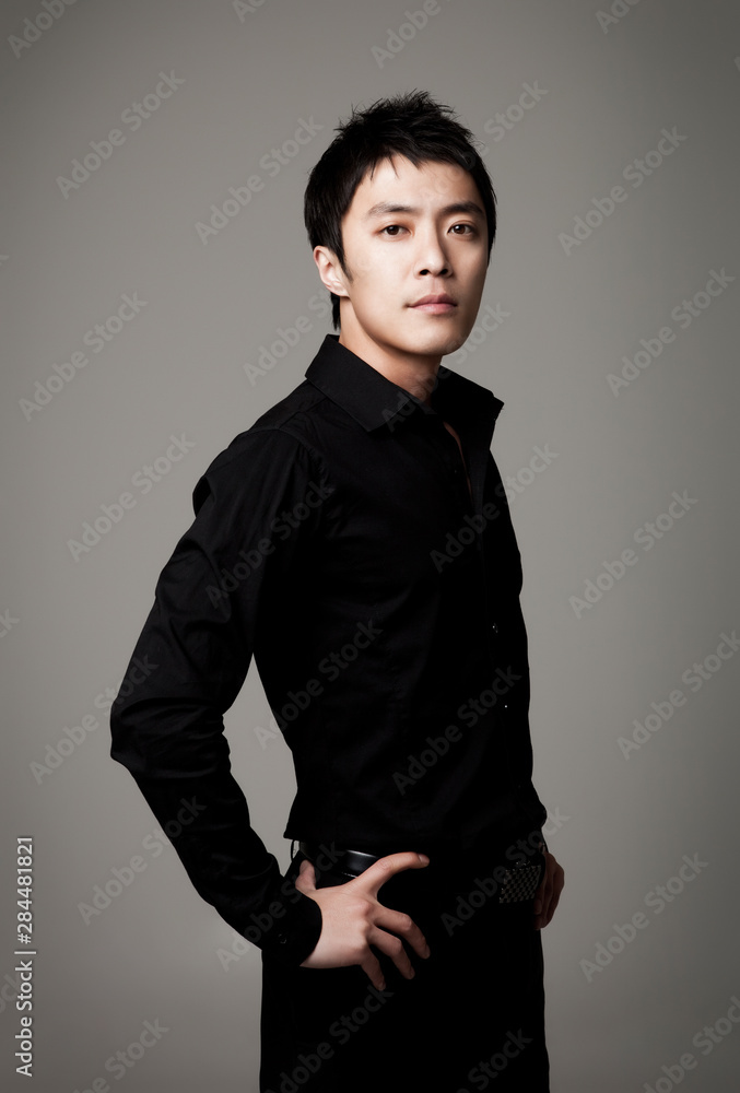 Businessman image of a Korean man in his 30s. Businessman image of a Korean man in his 30s.