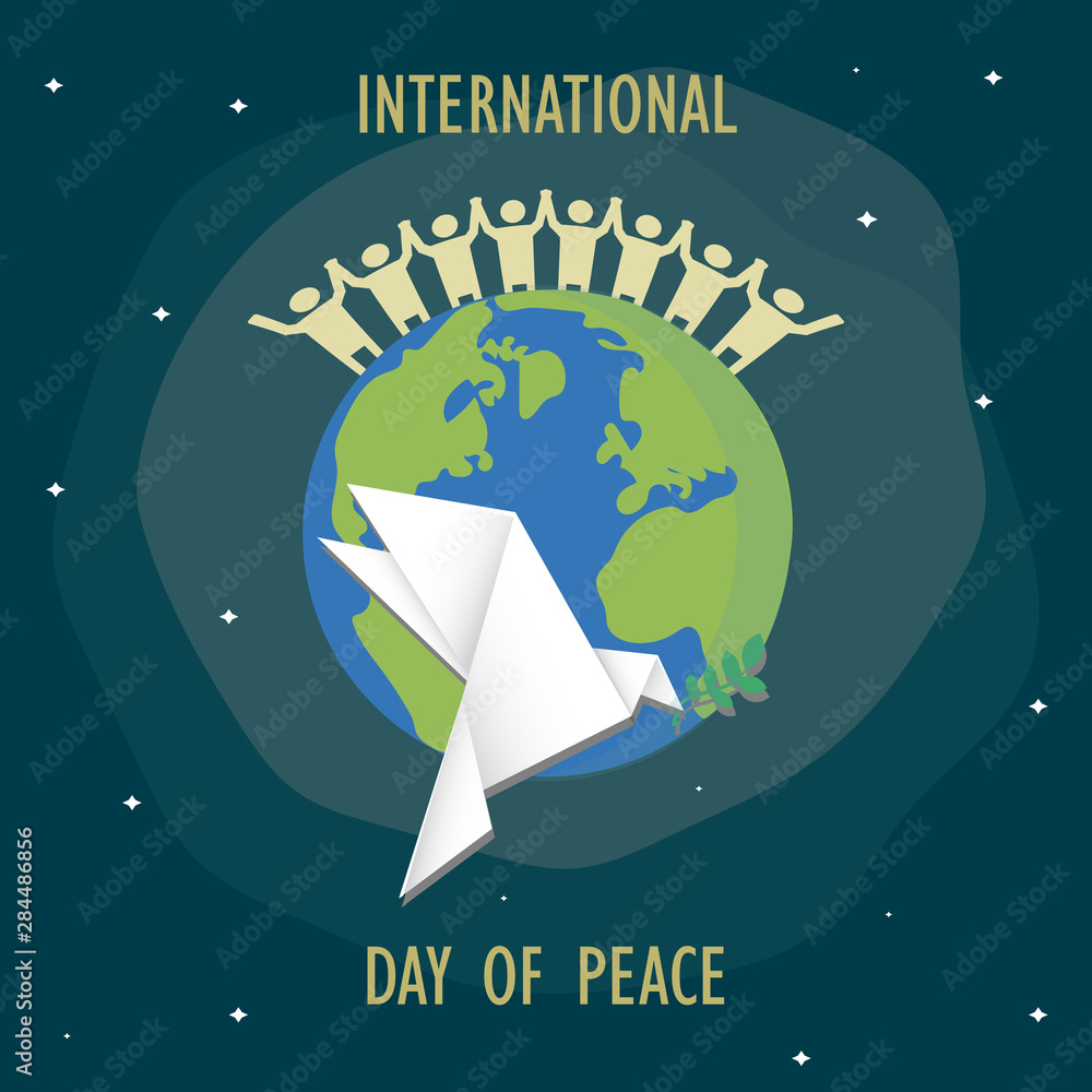 World peace Day template design for banner, Banner or Poster Design, Symbol, Icon, label. World peace Day template design for banner, Banner or Poster Design, Symbol, Icon, label.