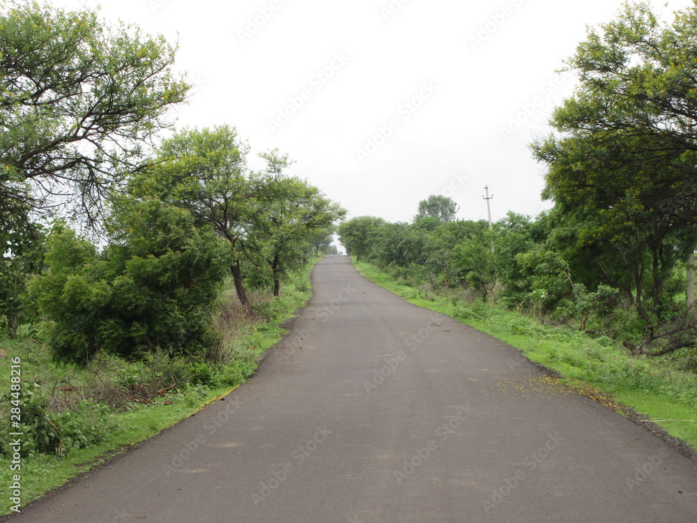 Indian village road