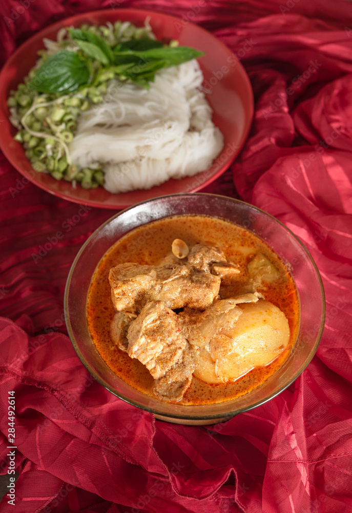 Massaman pork curry Massaman pork curry