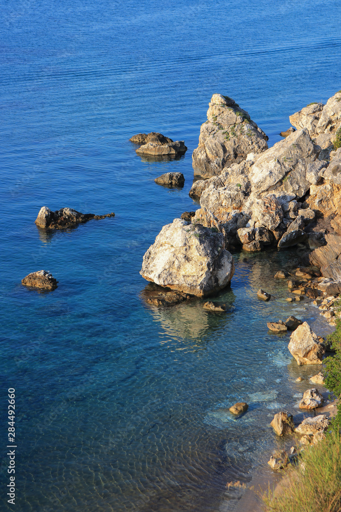 rocks in the sea rocks in the sea