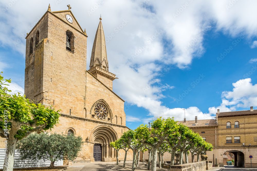 View at the Church of San Pedro in Olite - Spain View at the Church of San Pedro in Olite - Spain