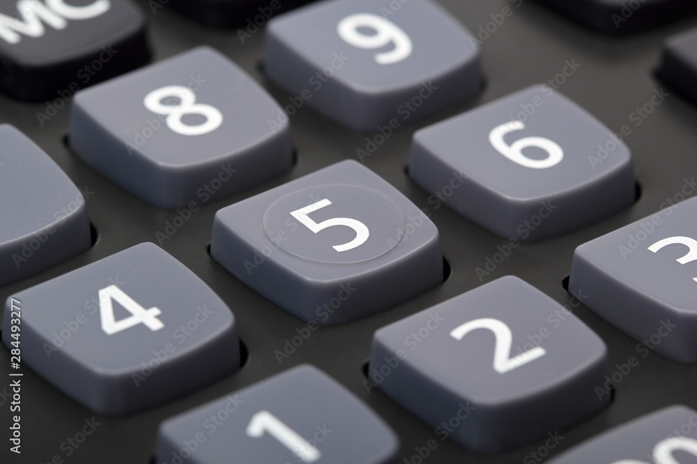 closeup of calculator keyboard closeup of calculator keyboard