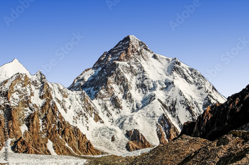 K2 peak second tallest mountain in the world  photo