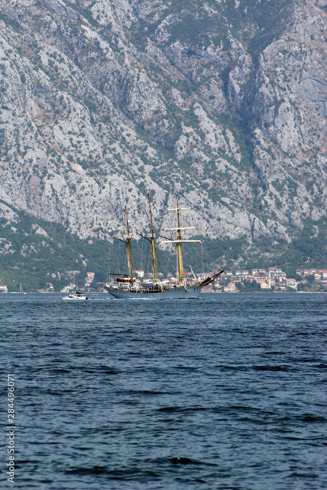 Boka Kotorska bay in Montenegro Boka Kotorska bay in Montenegro