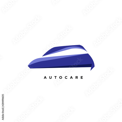 Automotive Repair and Care Simple Logo Illustration 
