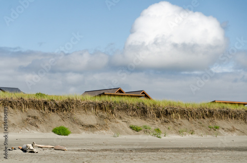 High dunes along Westport beach