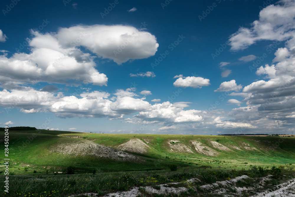 Lanscape shot of the Divnogor hiils at Lipetskaya oblast, Russia Lanscape shot of the Divnogor hiils at Lipetskaya oblast, Russia