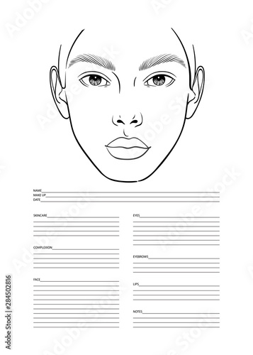 Makeup Artist Blank Template