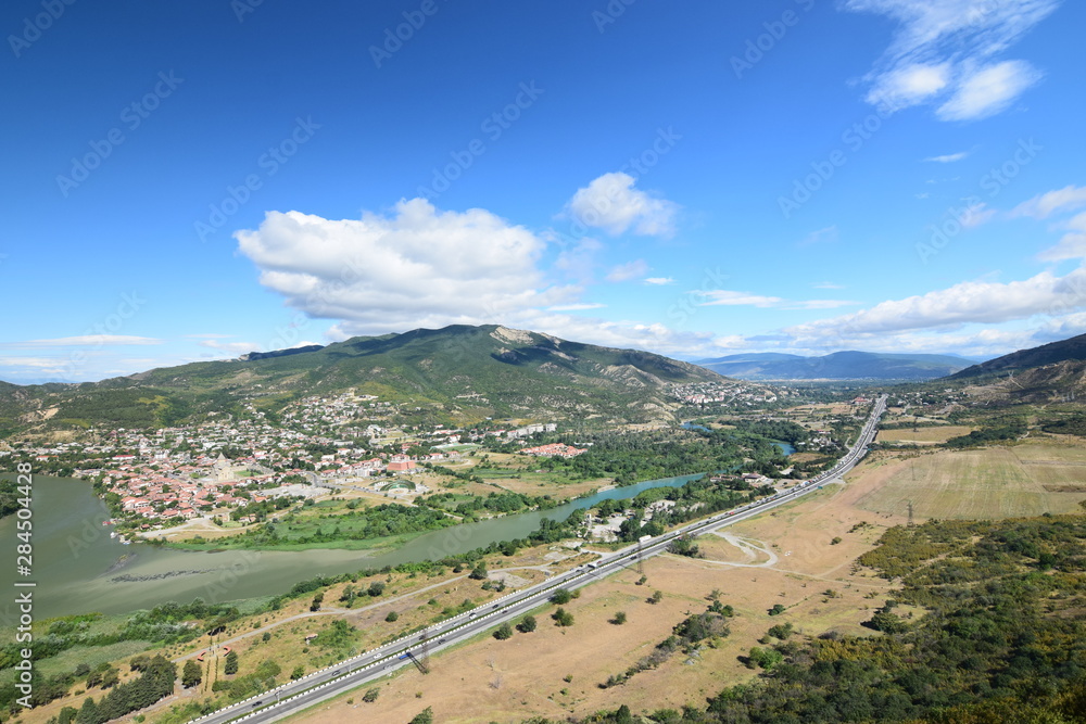 View of Mtskheta, the historic capital of Georgia
