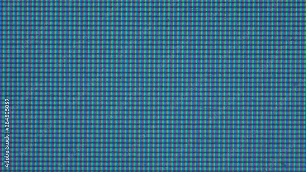 Extreme macro pan on laptop monitor pixels Extreme macro pan on laptop monitor pixels