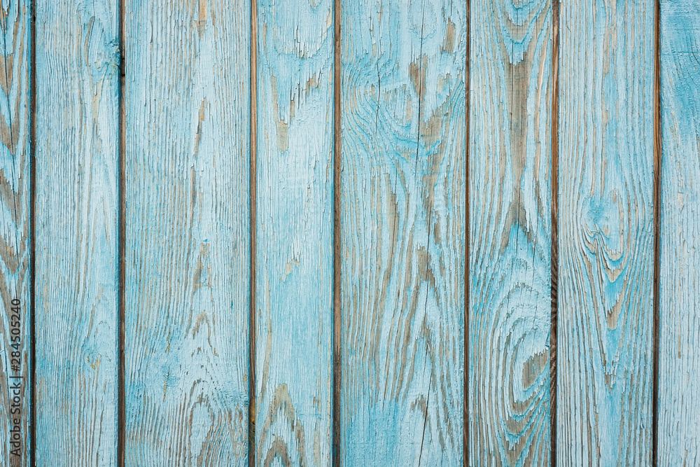Obraz premium Blue wood texture background surface