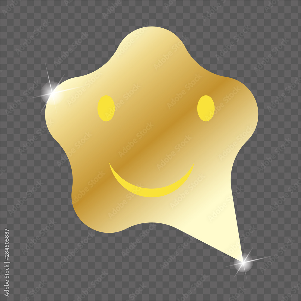 Bright Star Icon. Vector Illlustration Bright Star Icon. Vector Illlustration