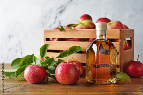Fototapeta Natural apple cider vinegar