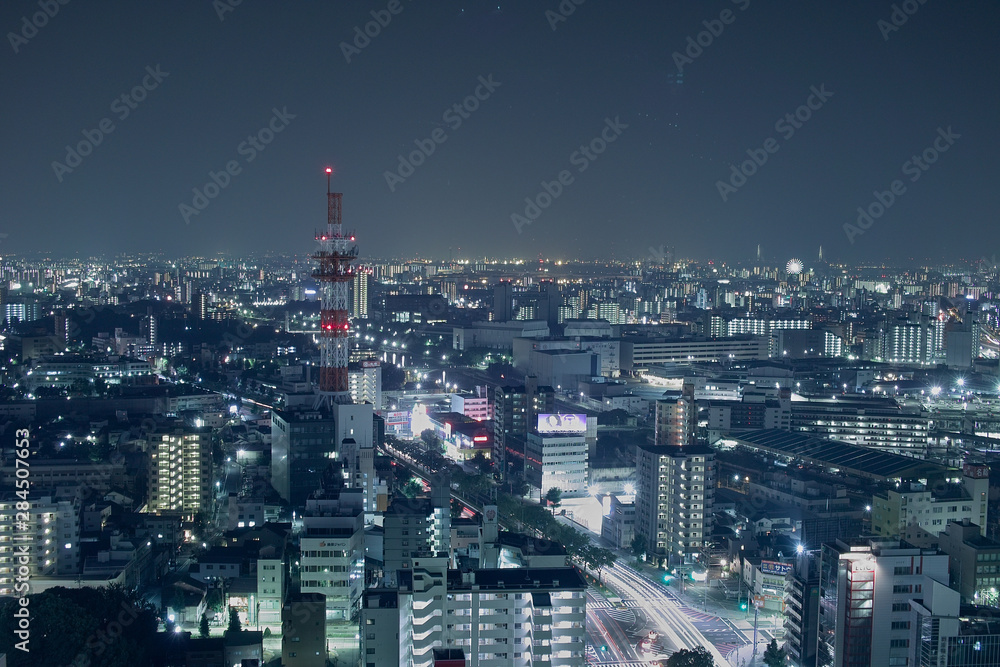 Obraz premium 名古屋市の夜景