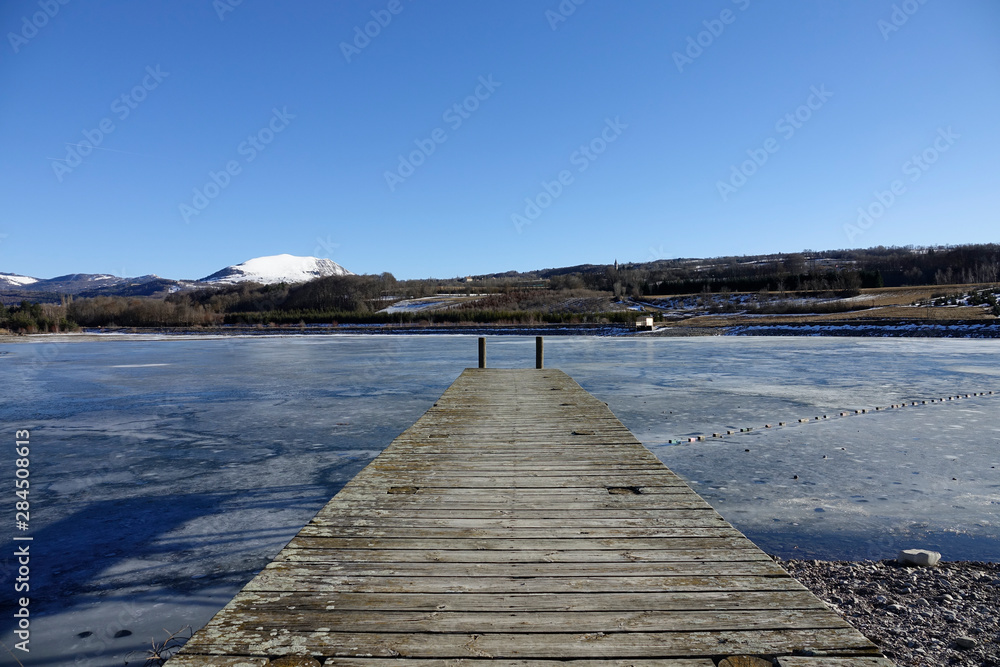 Naklejka premium Lac Gelé