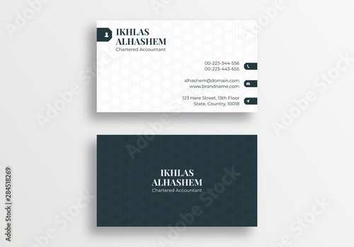 Law Firm Style Business Card Design Template, Lawyer Visiting Card