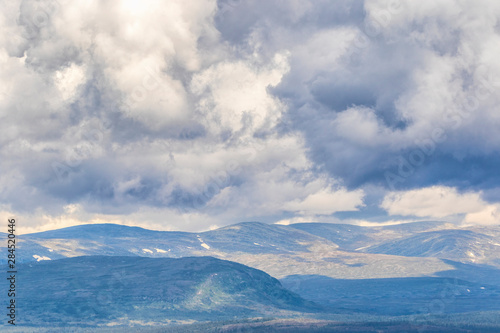 Mountainous landscape with storm clouds © Lars Johansson