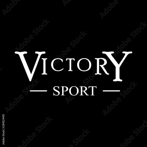 Victory sport vector illustration design for banner, t shirt graphics, fashion prints, slogan tees, stickers, labels, cards, posters and other creative uses