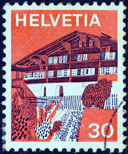 Foto Erlenbach in Simmental, Bern (Switzerland 1973)