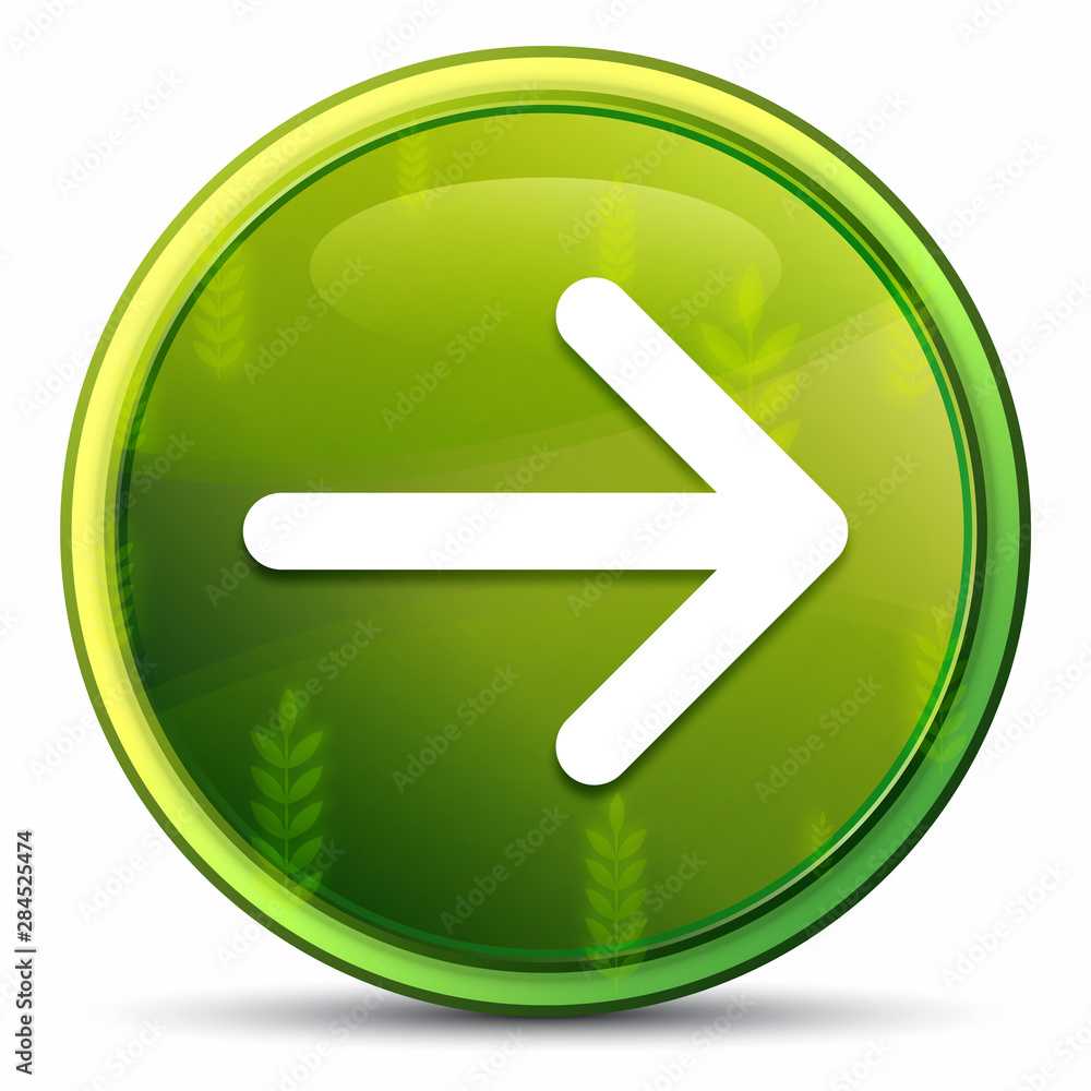 Next arrow icon spring bright natural green round button illustration Next arrow icon spring bright natural green round button illustration