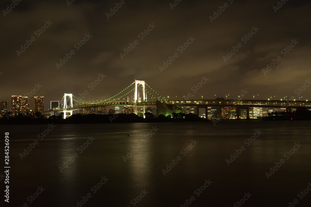 Fototapeta premium お台場 レインボーブリッジ 夜景