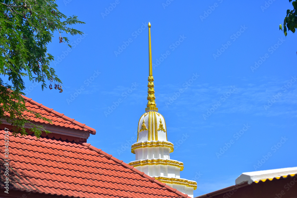  Pagoda In a beautiful and high temple Is a beautiful identity