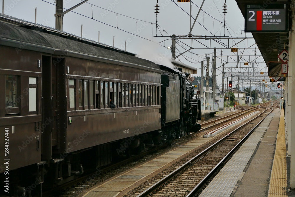 《蒸気機関車》秋田県大仙市