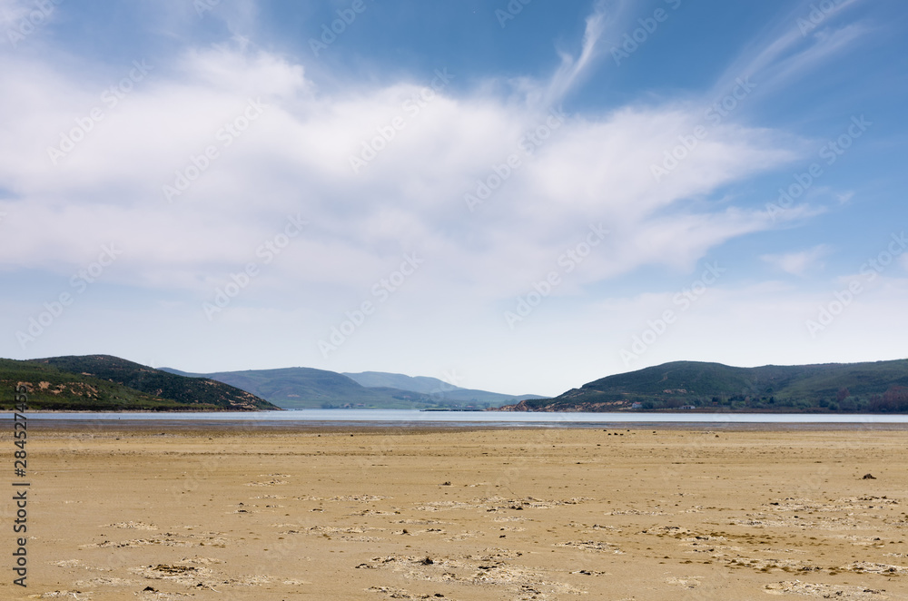 Amazing scenery by the sea close to Hephaestia, Lemnos island, Greece