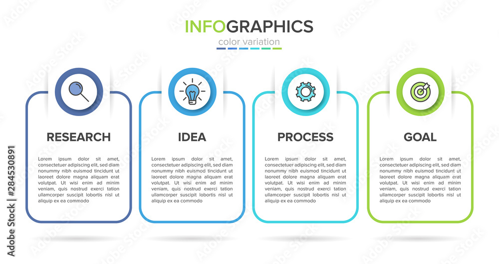 Infographic design with icons and 4 options or steps. Thin line vector. Infographics business concept. Can be used for info graphics, flow charts, presentations, web sites, banners, printed materials. Infographic design with icons and 4 options or steps. Thin line vector. Infographics business concept. Can be used for info graphics, flow charts, presentations, web sites, banners, printed materials.