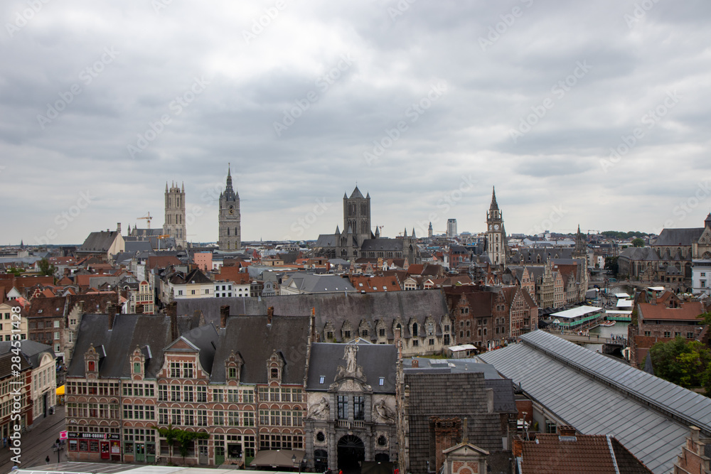 Fototapeta premium panorama of gent