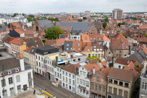 aerial view of the city gent
