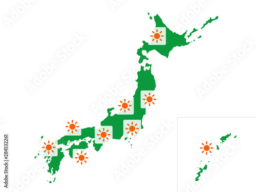 天気予報のイラスト
