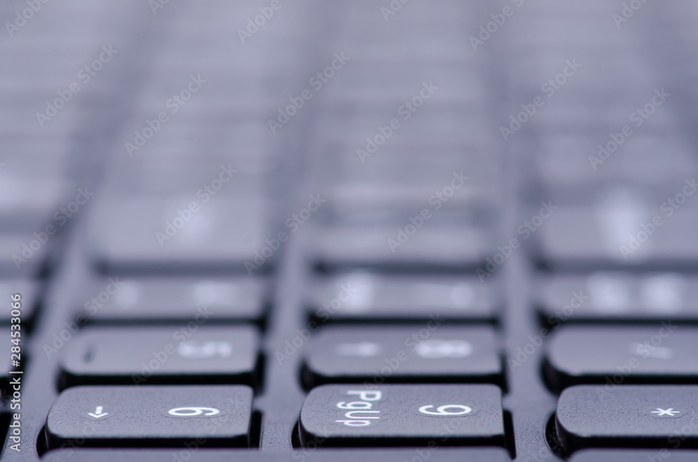 Laptop Keyboard laptop macro blur background