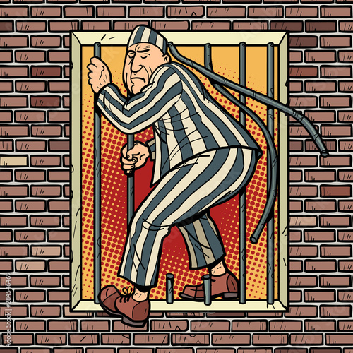 A prisoner escapes from prison. Jailbreak