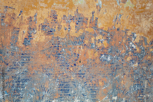 Old Weathered Damaged Concrete Wall Texture