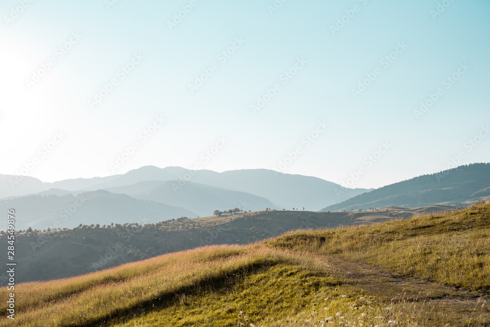 Naklejka premium Hills of Romania.