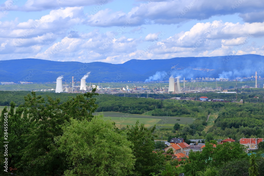 Coal Fired Power Plant near Most, Czech republic