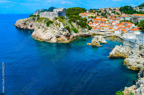 Fort Lovrijenac or St. Lawrence Fortress, often called "Dubrovnik's Gibraltar" in Dubrovnik on June 18, 2019.
