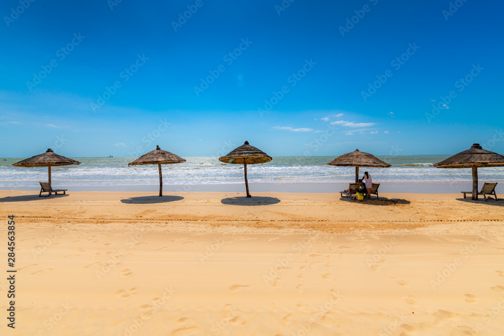 Summer coastal beach view in Zhanjiang, Guangdong Province, China