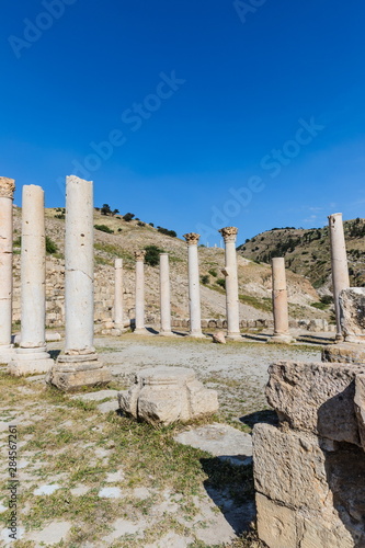 Pella is one of ten Decapolis cities that were founded during the Hellenistic period and became powerful under Roman jurisdiction. Jordan photo